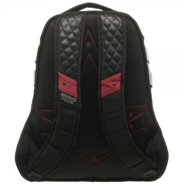 assassin's creed buckles and blades laptop backpack Assassin's Creed Laptop Backpack – GeekyHelix