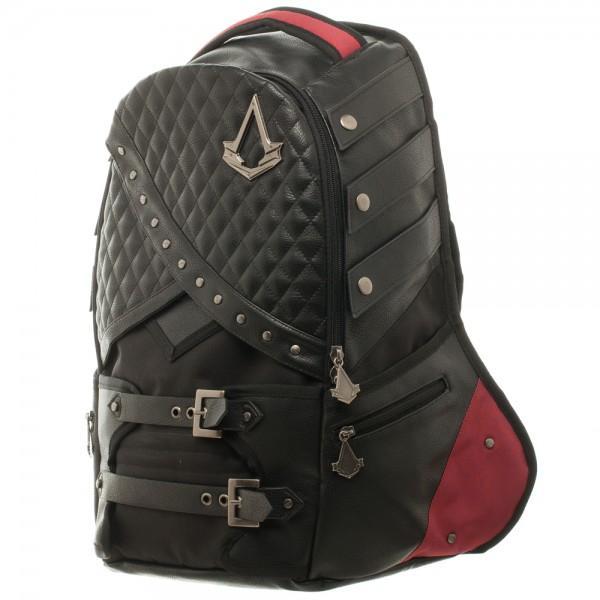 assassin's creed buckles and blades laptop backpack Assassin's Creed Laptop Backpack – GeekyHelix