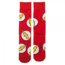 DC Comics Flash Large All over Print Crew Socks-Flash-GeekyHelix