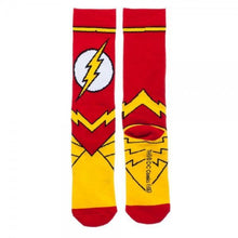 DC Comics Flash Suit Up Crew Socks-Flash-GeekyHelix
