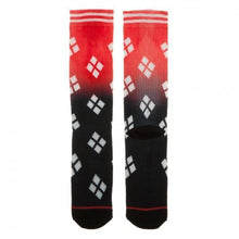 DC Comics Harley Quinn Ombre Crew Socks-Suicide Squad-GeekyHelix