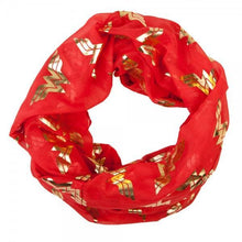DC Comics Wonder Woman Foil Viscose Scarf-Wonder Woman-GeekyHelix