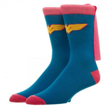 DC Comics Wonder Woman Pink Cape Socks-Wonder Woman-GeekyHelix