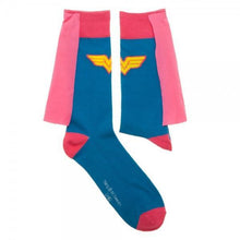 DC Comics Wonder Woman Pink Cape Socks-Wonder Woman-GeekyHelix