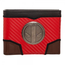 Deadpool Carbon Fiber Bi-fold Wallet-Marvel Comics-GeekyHelix