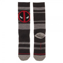 Deadpool Marled Crew Socks-Marvel Comics-GeekyHelix