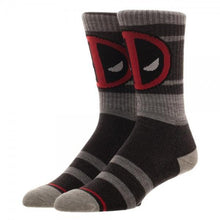 Deadpool Marled Crew Socks-Marvel Comics-GeekyHelix
