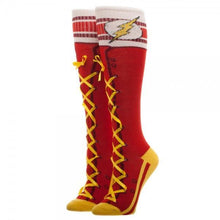 Flash Laceup Knee High Socks-Flash-GeekyHelix