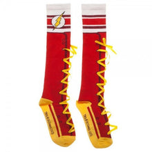 Flash Laceup Knee High Socks-Flash-GeekyHelix