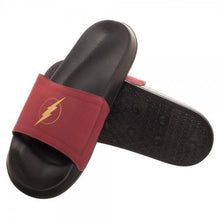 Flash Logo Unisex Black Slide-Flash-GeekyHelix