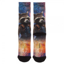 Guardians of the Galaxy Rocket Sublimated Crew Socks-Guardians of the Galaxy-GeekyHelix