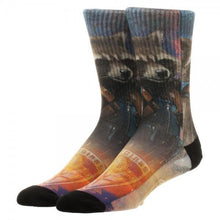 Guardians of the Galaxy Rocket Sublimated Crew Socks-Guardians of the Galaxy-GeekyHelix
