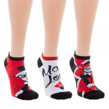 Harley Quinn Ankle Socks 3 Pack-Suicide Squad-GeekyHelix