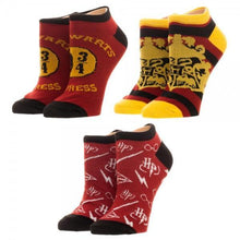 Harry Potter Ankle Socks 3 Pack-Harry Potter-GeekyHelix