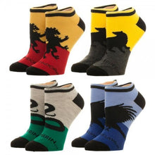 Harry Potter Hogwarts House Ankle Socks 4 Pack-Harry Potter-GeekyHelix