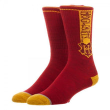 Harry Potter Hogwarts Vertical Text Crew Sock-Harry Potter-GeekyHelix