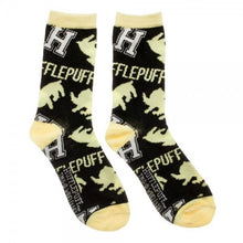 Harry Potter Hufflepuff Jrs Crew Socks-Harry Potter-GeekyHelix
