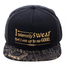 Harry Potter Marauders Map Bill Sublimation with Metallic Verbiage Snapback-Harry Potter-GeekyHelix