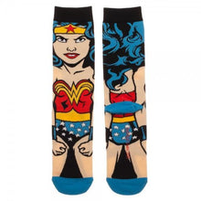Justice League 6-pk 360 Character Crew Socks-Justice League-GeekyHelix