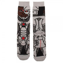 Justice League 6-pk 360 Character Crew Socks-Justice League-GeekyHelix
