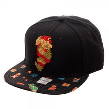Mario 8Bit Sublimated Bill Snapback-Nintendo-GeekyHelix