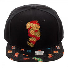 Mario 8Bit Sublimated Bill Snapback-Nintendo-GeekyHelix