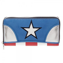 Marvel Captain America Jrs. Zip Around Wallet-Marvel Comics-GeekyHelix