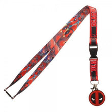 Marvel Comic Deadpool/Character Logo Lanyard-Marvel Comics-GeekyHelix