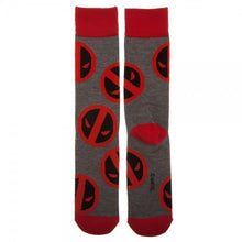 Marvel Deadpool Large All over Print Crew Socks-Marvel Comics-GeekyHelix