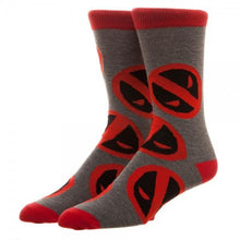 Marvel Deadpool Large All over Print Crew Socks-Marvel Comics-GeekyHelix