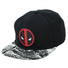 Marvel Deadpool Logo Sublimated Bill Snapback-Marvel Comics-GeekyHelix
