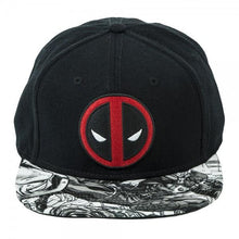 Marvel Deadpool Logo Sublimated Bill Snapback-Marvel Comics-GeekyHelix