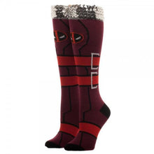 Marvel Deadpool Sequin Cuff Knee High-Marvel Comics-GeekyHelix