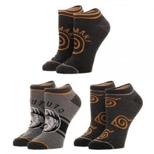 Naruto Youth 3 Pack Ankle Socks-Naruto-GeekyHelix