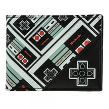 Nintendo Controller All Over Print Bi-Fold Wallet-Nintendo-GeekyHelix