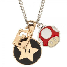 Nintendo Super Mario Charm Necklace-Nintendo-GeekyHelix