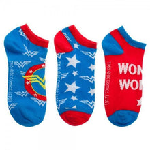 Wonder Woman Ankle Socks 3 Pack-Wonder Woman-GeekyHelix